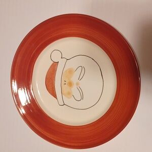Four Harry and David Santa plates for one price